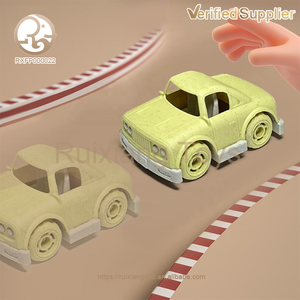 Camion porteur de jouets unisexe pour bambins <span class=keywords><strong>remorque</strong></span> acousto-optique <span class=keywords><strong>avec</strong></span> rangement petites voitures camion de paille de blé jouet <span class=keywords><strong>jeu</strong></span> d'association - Product Image 3