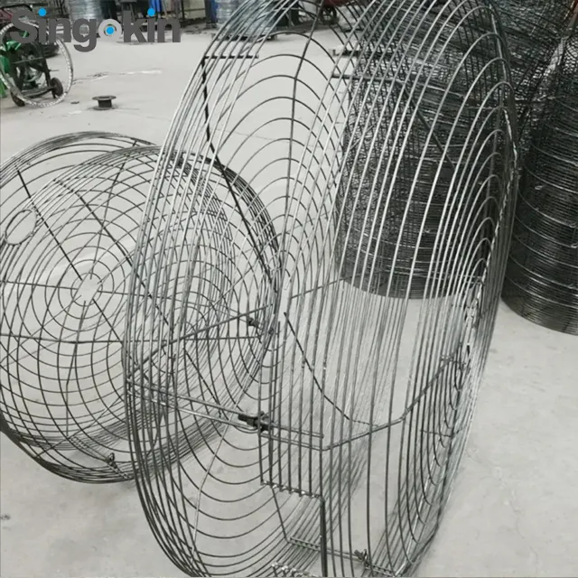 Couverture de ventilateur d'extraction en fil de fer galvanisé, filet métallique, durable, grille de protection des doigts