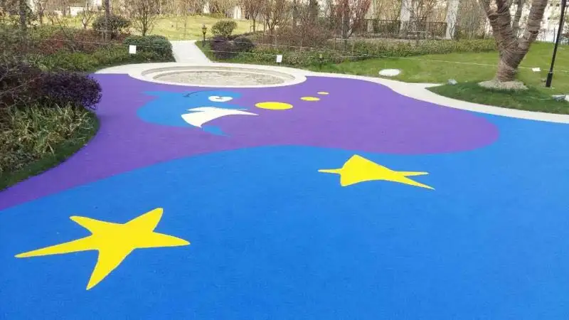 Outdoor-Spielplatz Sicherheits boden matte für Kinder Rutsch bereich