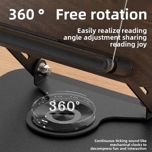 Hölzerner Bücher ständer Form Stahl Metall Buchclip Seitenhalter für den Heimgebrauch im Büro - Product Image 2