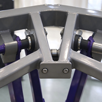 Presse à jambes assise Kpeakfit en acier commercial avec fonctions de sécurité, équipement de musculation pour la musculation