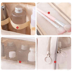 Borsa per il trucco in Nylon <span class=keywords><strong>da</strong></span> viaggio di grande capacità borsa per cosmetici <span class=keywords><strong>da</strong></span> <span class=keywords><strong>appendere</strong></span> impermeabile con accessori per ganci - Product Image 4