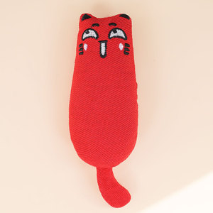 Eco-friendly Rustling Catnip Chewing Toy Adorable <b>Cat</b> <b>Plush</b> Thumb Pillow Anxiety Relief Teething Features Kitten Pet Accessory - Product Image 1