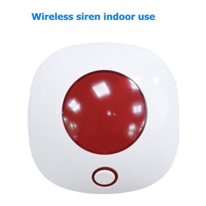 صفارة إنذار لاسلكية مزود ببطارية احتياطية وضوء ستروب بقوة 110 فولت إلى 220 فولت صفارة إنذار لاسلكية خارجية - Product Image 2