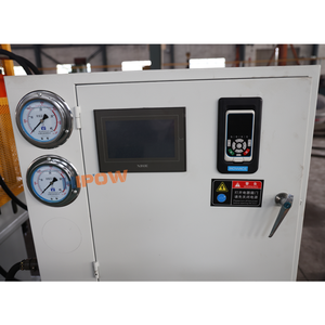Presse hydraulique verticale à quatre colonnes et trois poutres HIPOW Y32-20T, contrôlée par PLC, moteur 3,7 kW, 220/380/400/415 V, 50/60 Hz, 4T - Product Image 5