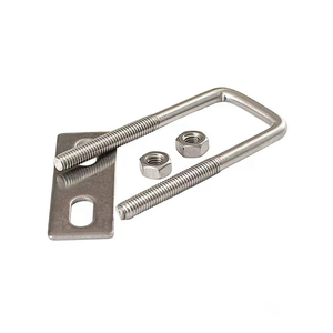 Boulon en U en acier inoxydable 304 de haute qualité avec 2 écrous, collier de serrage en U pour tuyau M6 M8 M10 M12 - Product Image 6