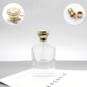 Wholesale 30ml Square Cosmetic <b>Empty</b> <b>Bottles</b> Vertical Striped Glass <b>Perfume</b> Refill Spray <b>Bottles</b> with Snap-On Top - Product Image 4