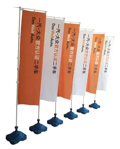 Beach Flag Banner To Outdoor Activities Tear Drop Flag And Custom Printing Polyester Outdoor Beach Feather Flag Banner