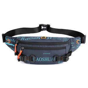 Sac banane double fermeture éclair pour femme, sac de poitrine rétro pour homme, sac de ceinture de plage pour homme - Product Image 4