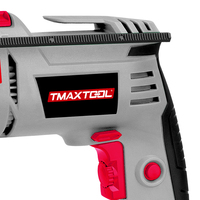 Tmaxtool Outils électriques professionnels Perceuse à percussion électrique polyvalente et variable de qualité industrielle