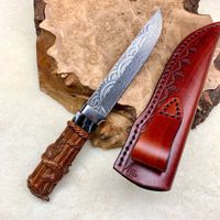 Oem Diy Maatwerk Poeder Staal Coreless Outdoor Hoge Hardheid Camping Zelfverdediging Scherp Fruit Survival Mes