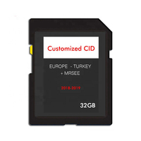 Navegación Gps para coche Mazda 2, navegación con memoria de cambio Cid Navi, tarjeta Sd de 16gb, último mapa, América del Norte