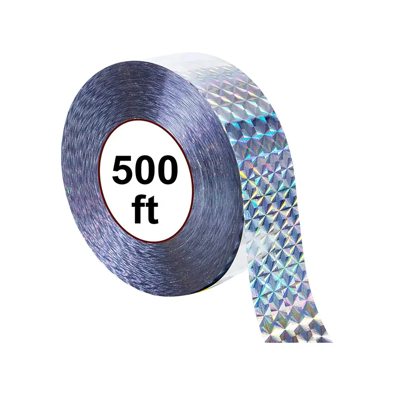 500 Foot Bird Scare Tape Bird Flash Woodpecker Pigeon Deterrent Ribbon Repellent Devices Tape Keep Birds Away Outdoor