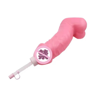 니크로 도매 가격 파티 호의 큰 새 남근 모양 마시는 병 핑크 참신 물 컵 파티 스푸프 소품 - Product Image 5
