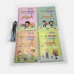 Impression de livres personnalisés en couleur <span class=keywords><strong>pour</strong></span> enfants Livres d'apprentissage éducatif reliure à spirale Magic French English Copybook - Product Image 5