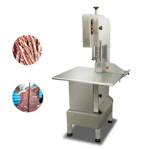 Máquina de corte de carne congelada, de aço inoxidável de alta eficiência, serra osso, máquina de corte de peixes congelados com serras de marca