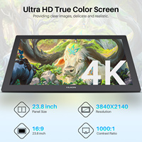 Tablette graphique professionnelle Huion Kamvas Pro 24 (Gen3) 23,8 pouces 16384 niveaux 4K Ultra HD avec écran