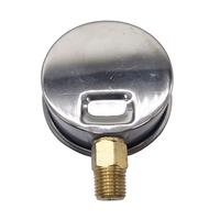 Bourdon Tubes Mechanical Air Pressure Gauge for Gaseous and Liquid Media Manometer Vacuum Pressure Gauge