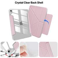 Étui pour tablette iPad 11e génération Pro 13 2025 Air 11 2026 10,9 pouces 2022 Mini 6 7 avec support pour stylet, fonction de réveil et de mise en veille automatiques, coque intelligente