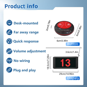 Sistema di chiamata senza fili <span class=keywords><strong>ristorante</strong></span> Food Truck Food Court ufficio contatore degli ospiti sistema di numero - Product Image 4