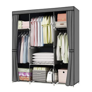 Armario de Almacenamiento de Ropa Plegable y Económico, de Lona Plástica, <span class=keywords><strong>para</strong></span> Dormitorio - Product Image 1