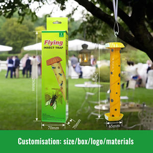 Piège à moustiques écologique à forte adhérence, solide et jetable, couleur jaune, utilisation pendant 12 heures dans la cuisine, le restaurant et la chambre à coucher - Product Image 2