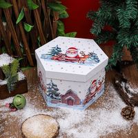 Décorations de Noël transfrontalières : Boules de 75 mm, ornements d'arbre, pendentifs de dessin animé, décorations du Nouvel An (14 pièces)
