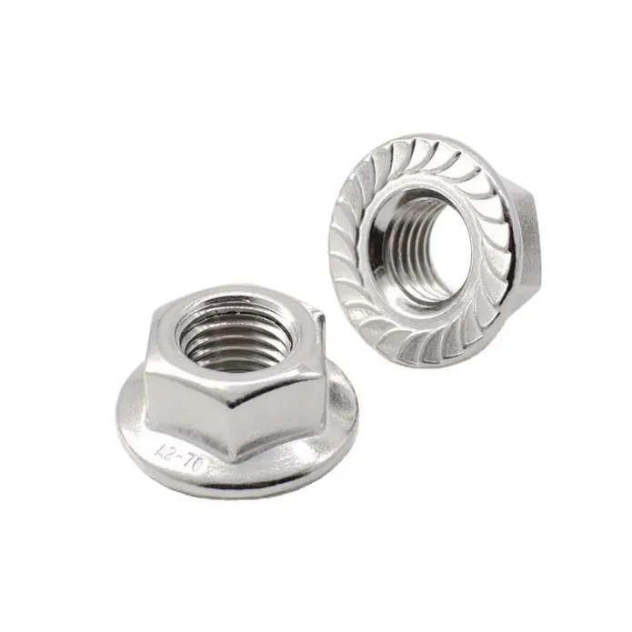 China cup nut Manufacturer Stainless Steel Hexagon Flange Nut Hex Nut