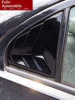 Convient pour Mitsubishi Lancer EX EVO 2009-2016, persiennes de fenêtre latérale arrière, garniture décorative de fenêtre latérale