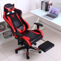 Chaise de Gaming pivotante à 360 °, avec tête amovible et oreillers lombaires
