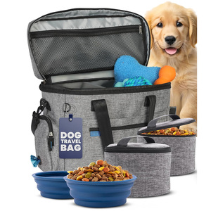 Bolsa de Viaje para <span class=keywords><strong>Perros</strong></span>, Organizador Portátil para Mascotas <span class=keywords><strong>con</strong></span> Compartimentos, Venta al Por Mayor - Product Image 2
