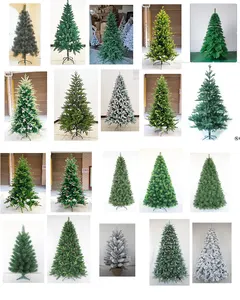 Sevenlots 180CM Dyed Snowy Outdoor Christmas Tree With PVC Tips Red Berry Pine Cone Artificial Christmas Tree
