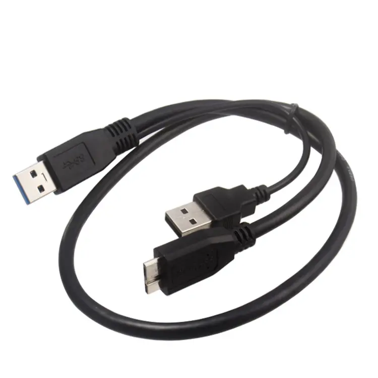 Cable Micro USB 3,0 de 60CM, conector USB 3,0 tipo A macho A Micro B para cámara de disco duro