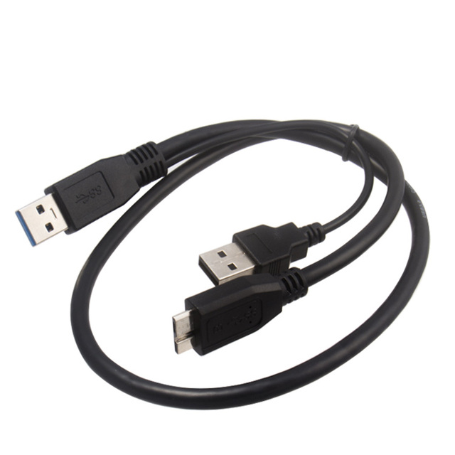 60CM Micro USB 3.0 Cable USB 3.0 Type a Male to Micro B for Hard Drive Camera