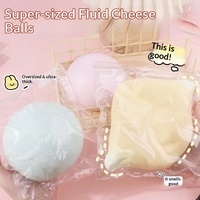 Jouet Squishy en plastique à rebond lent en forme de boulette vapeur, jouet anti-stress à presser en forme de tofu injecté d'eau, pour enfants de 5 à 7 ans, idéal pour un cadeau amusant