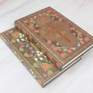 Cuaderno de Tapa Dura Retro con Páginas Interiores con Diseño de Plantas y Flores, Diario de Tapa Dura - Product Image 4