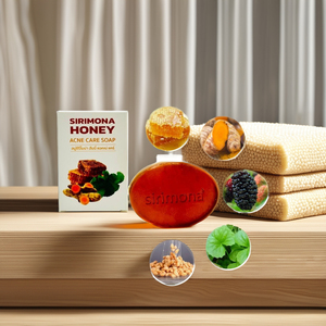 Savon Visage à l'Argile Avana Honey Anti-Acné au Curcuma – Nettoyage Profond, Blanchissant, Raffermissant, Éclaircissant, Hydratant – Pour Peaux Sensibles - Product Image 2