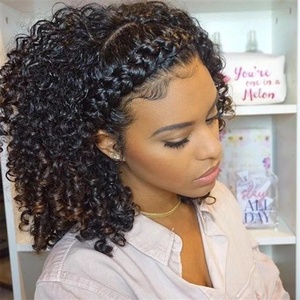 Perruque courte en cheveux humains vierges, coupe pixie, vague d'eau bouclée, couleur naturelle, densité 180%, perruque à dentelle frontale 13x1, 6 pouces - Product Image 4