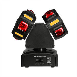 Lumière de scène à tête mobile rotative à double tête 120W <span class=keywords><strong>LED</strong></span> IP65 RGBW DMX512/Contrôle activé par le son 1000 lumens pour DJ Disco Clubs Bars - Product Image 1