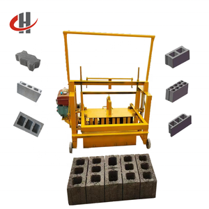 Cost-Effective Dual-Power (Diesel/Electric) Crushed Stone Cement <strong>Brick</strong> <strong>Block</strong> Making Machine (Model 3-45) - Product Image 3