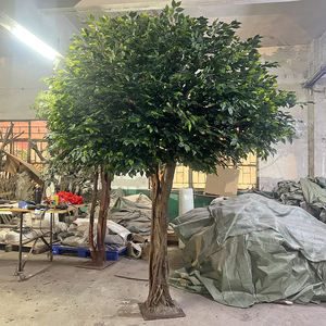 Grand arbre ficus artificiel simulé, arbre à souhaits, paysage d'hôtel, ombre extérieure, grands arbres artificiels pour décoration intérieure, mariage - Product Image 5