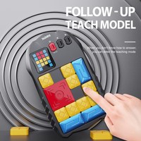 Enfants amusant jouet défi capacité logique portable électronique en plastique curseur pièce bloc Super toboggan jeu de Puzzle