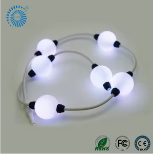 3D ucs1903 ws2811 RGB 50 mét <span class=keywords><strong>pixel</strong></span> bóng ánh sáng <span class=keywords><strong>LED</strong></span> lưới linh hoạt màn hình rèm DMX - Product Image 4