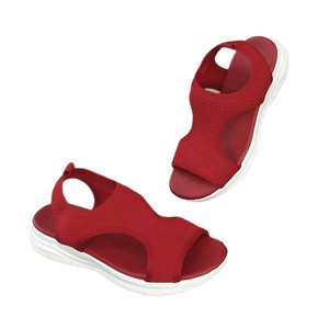 Women Large Hollow Sports <b>Sandals</b> Summer New Breathable European and American Thick-Soled Wedge <b>Sandals</b> Wholesale - Product Image 5