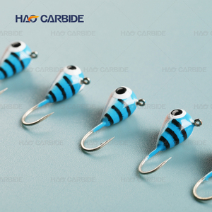 Mồi câu cá trên băng bằng vonfram phát sáng trong bóng tối, đầu mồi câu cá hồi, cá chó, cá vược trên băng - Product Image 6