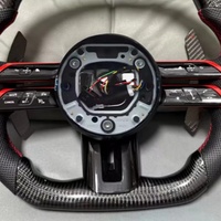 Volant de voiture en fibre de carbone pour Mercedes Benz AMG Classe B C E A220 W176 W205 W212 W222 W463 W464 W205, accessoires automobiles
