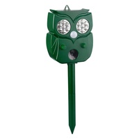 Répulsif solaire pour animaux sauvages avec détection de mouvement, étanche, avec lumière LED clignotante