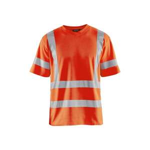 Blaklader-338010705300XXL เสื้อยืดยูวี Hi-Vis สีส้ม-EAN 7330509369067 HI-VIS Workwear - Product Image 1