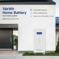 Batterie au lithium solaire 15 kWh 16 kWh 51,2 V 300 Ah 314 Ah pour système solaire domestique 48 V – Station de stockage d'énergie