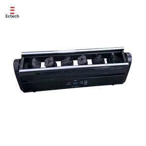 Barra de Luces Láser Móvil de 6 Cabezas a Todo Color con Control DMX512 y Potencia de 3W para Iluminación Profesional de Escenarios y Bodas - Product Image 6